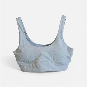 Aerie Offline Light Blue Sports Bra Scoop-neck NWT